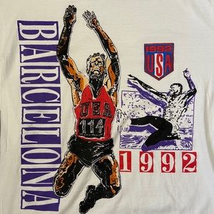 Vintage Barcelona Summer olympics t-shirt size L